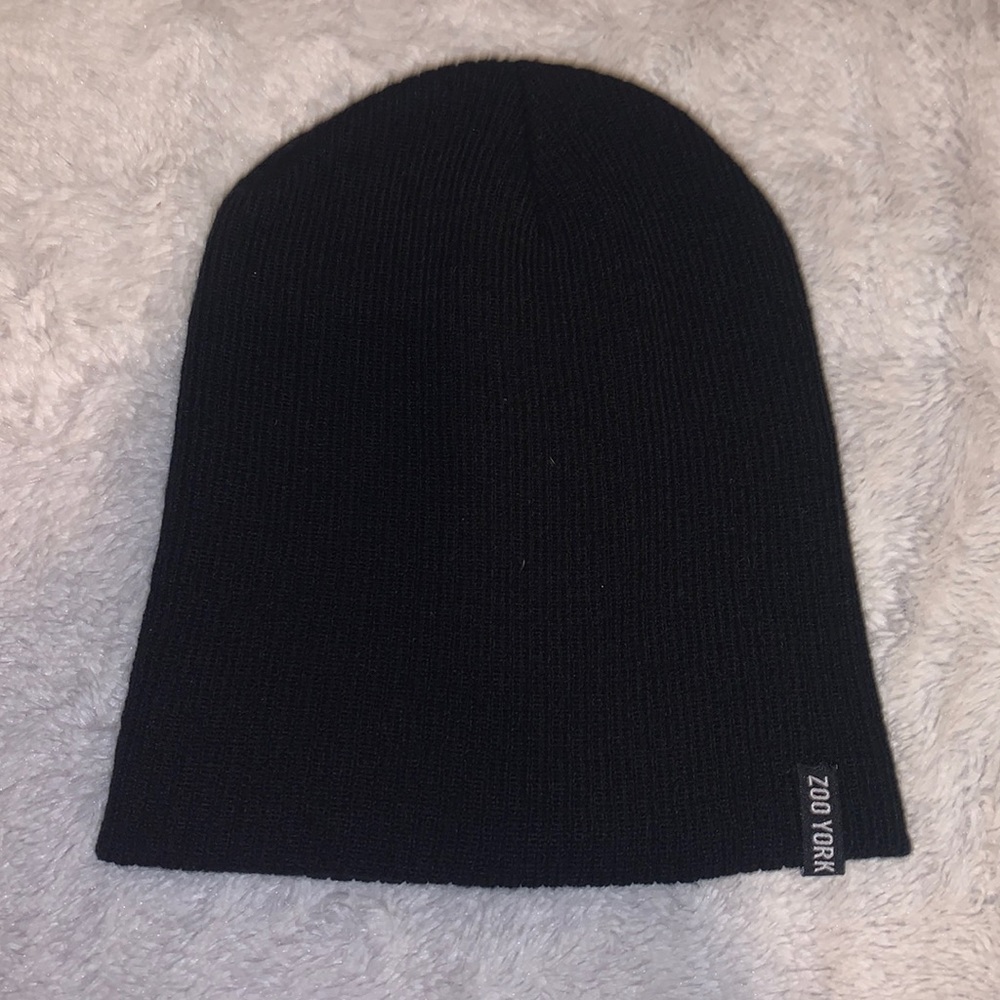 Zoo york black beanie